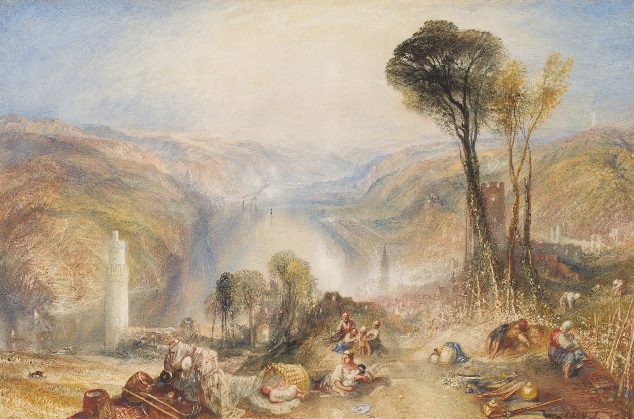 Oberwesel, 1840. av Joseph Mallord William Turner