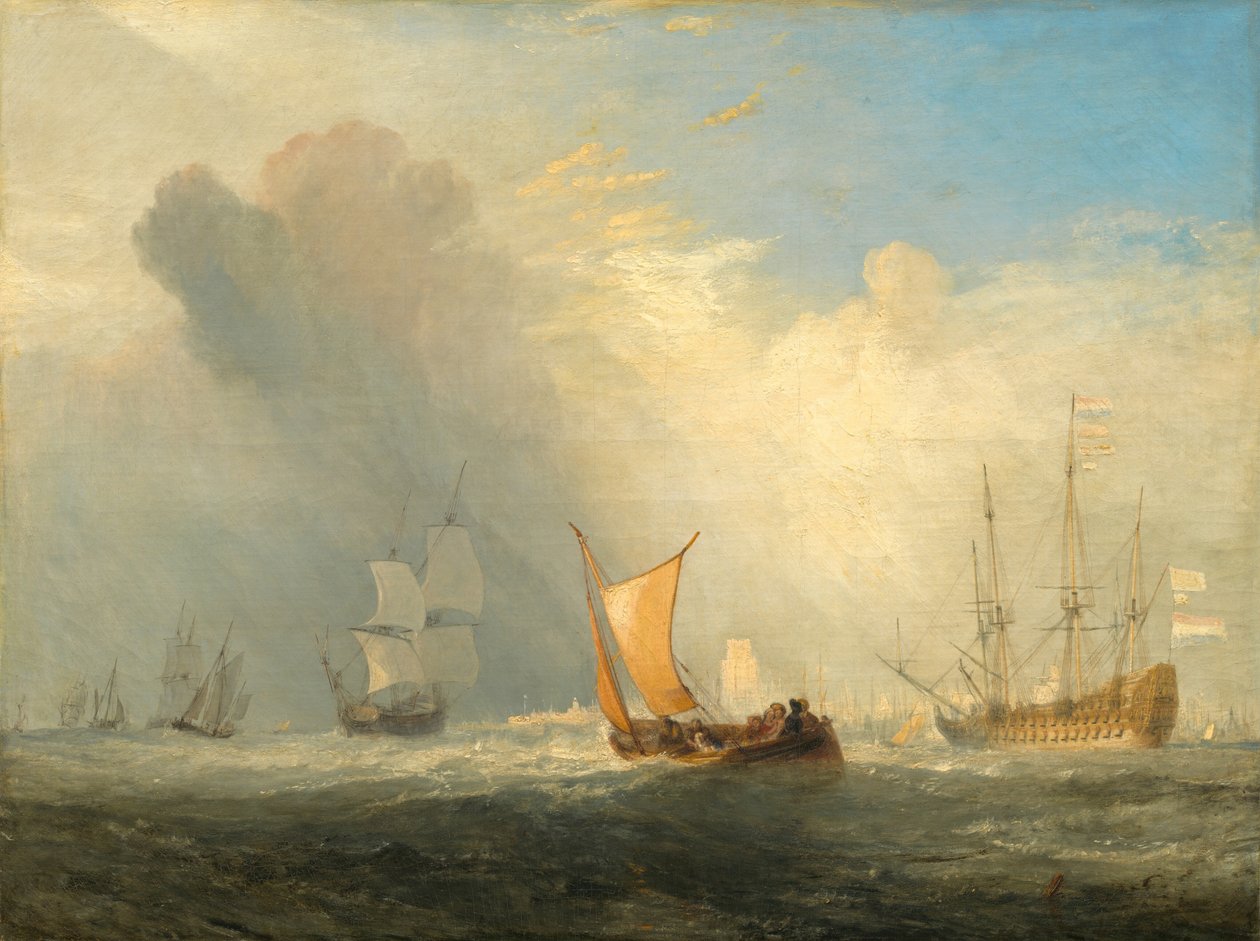 Rotterdams färja, 1833. av Joseph Mallord William Turner