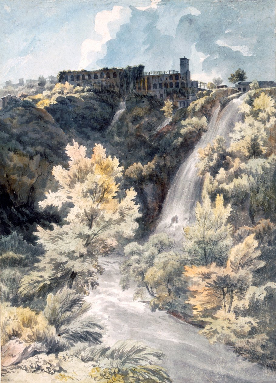 Villa of Maecenas, Tivoli av J.W. Smith