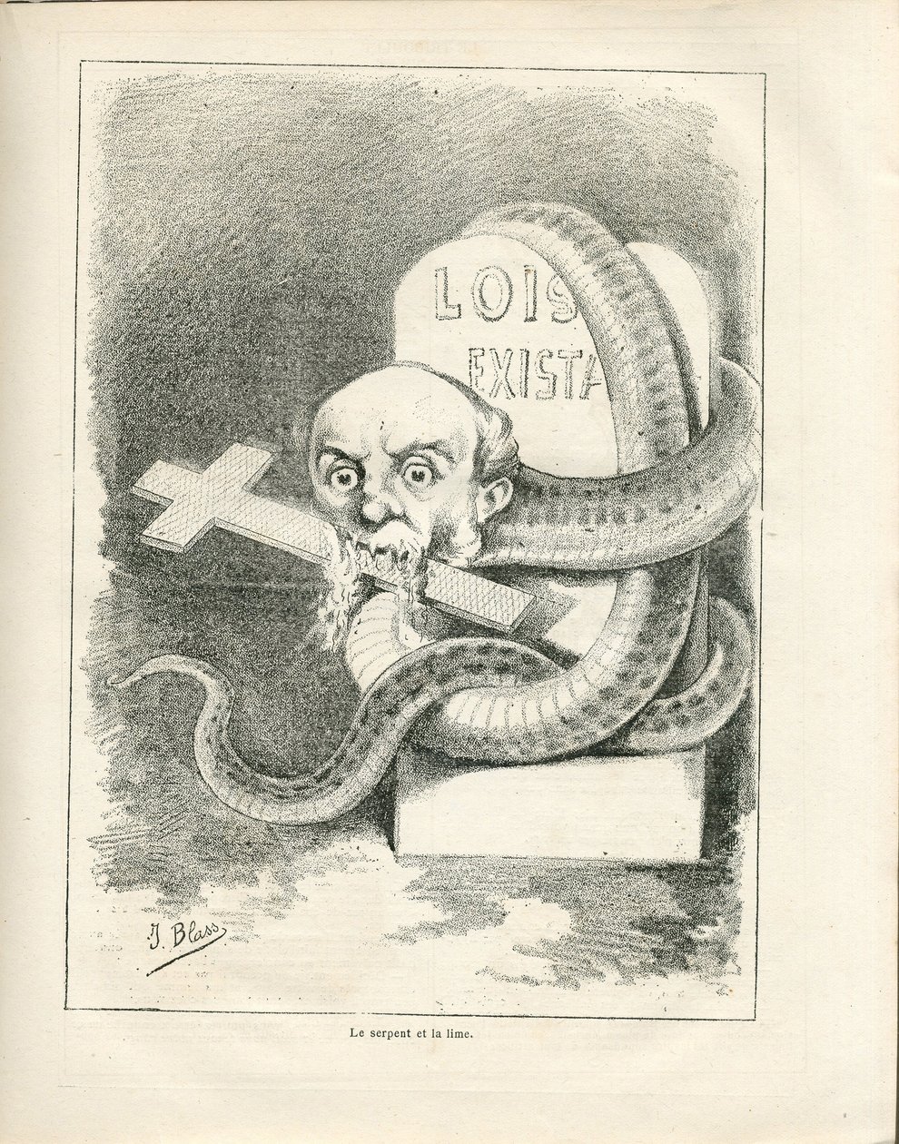 Le Triboulet av J. (1847 1892) Blass