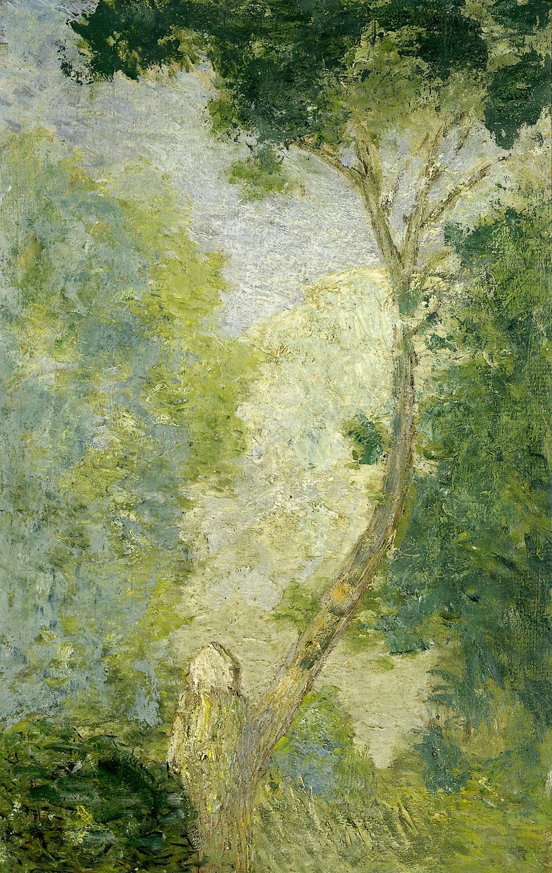 (Landskap) av J. Alden Weir