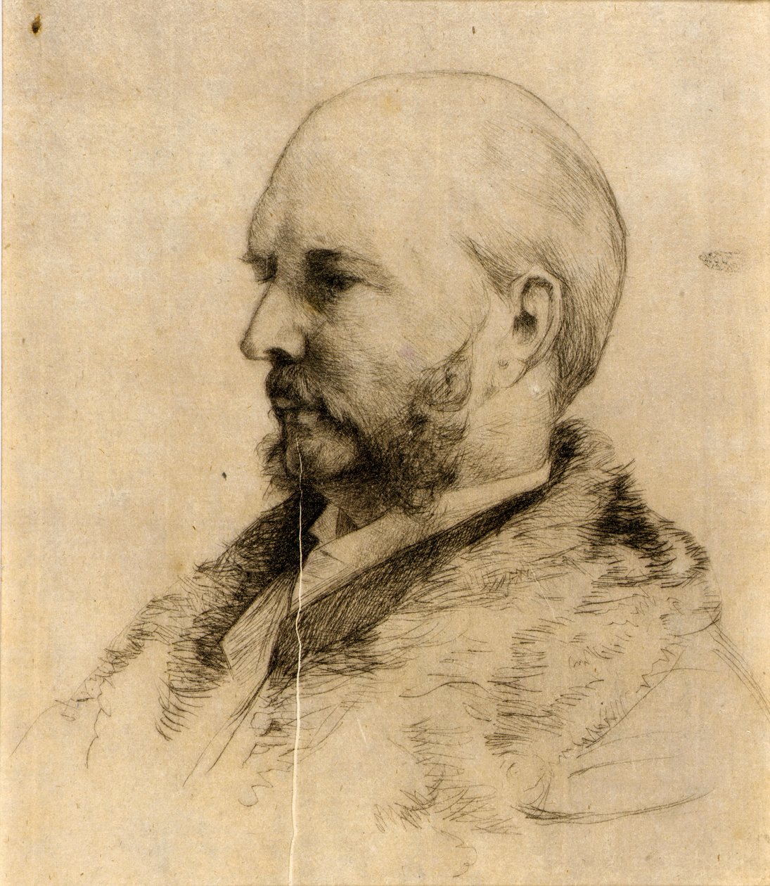 Porträtt av Robert Hoe av J. Alden Weir