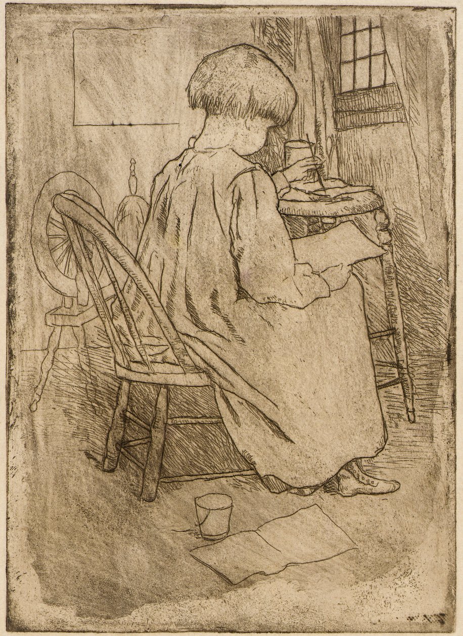 Den lilla konstnären av J. Alden Weir