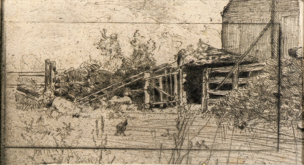 Webb-gården av J. Alden Weir