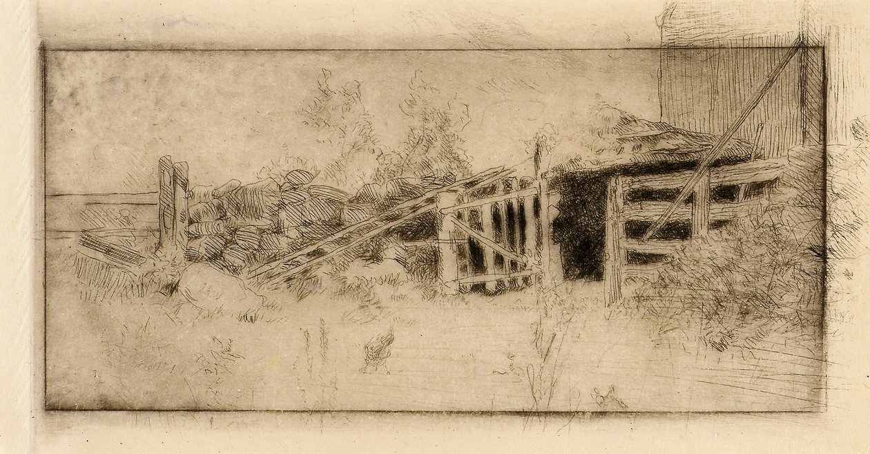 Webb-gården av J. Alden Weir