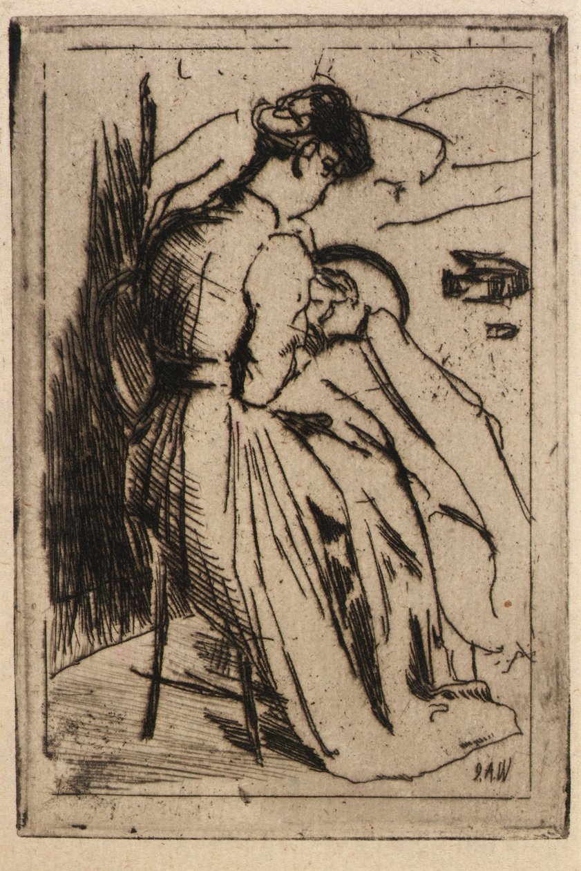 Broderi för kvinnor av J. Alden Weir