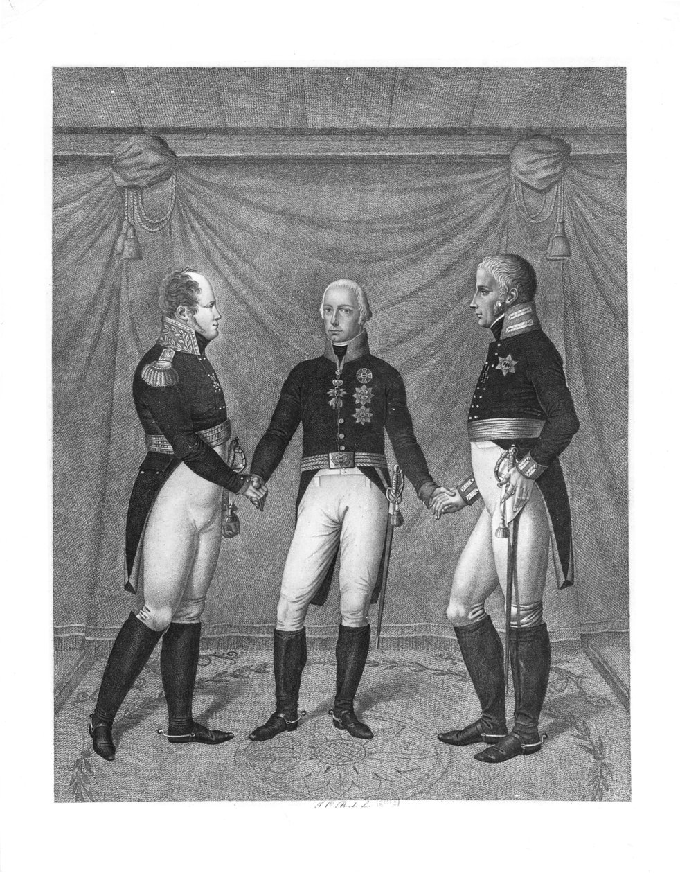 Den heliga alliansen, 1815 av J. C. Bock