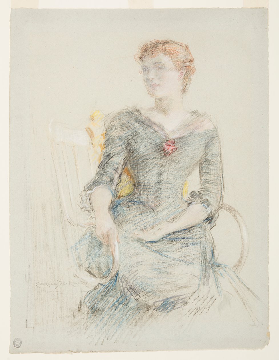 Porträtt av J. Carroll Beckwith