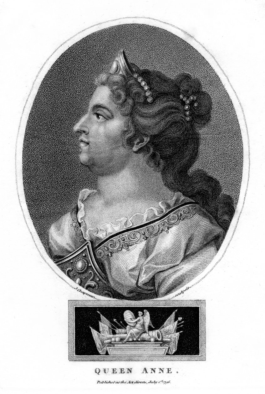 Anne av Storbritannien, 1796. av J. Chapman
