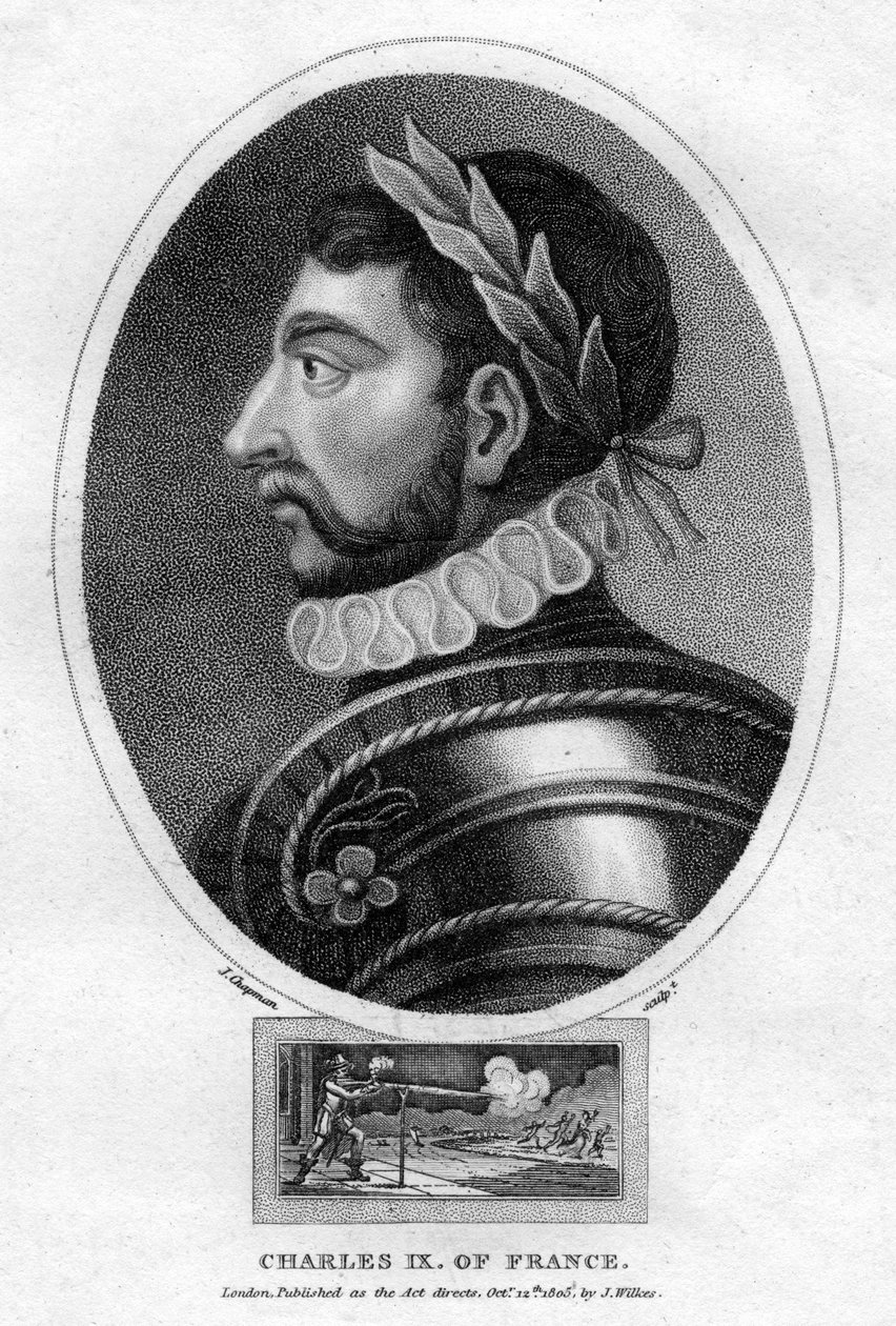 Karl IX, kung av Frankrike, 1805. av J. Chapman