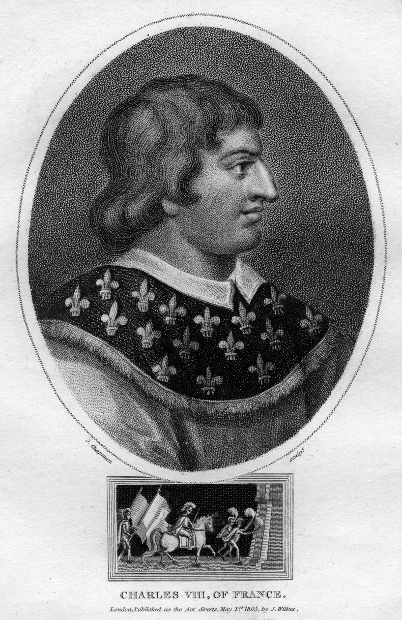 Karl VIII, kung av Frankrike, 1805. av J. Chapman