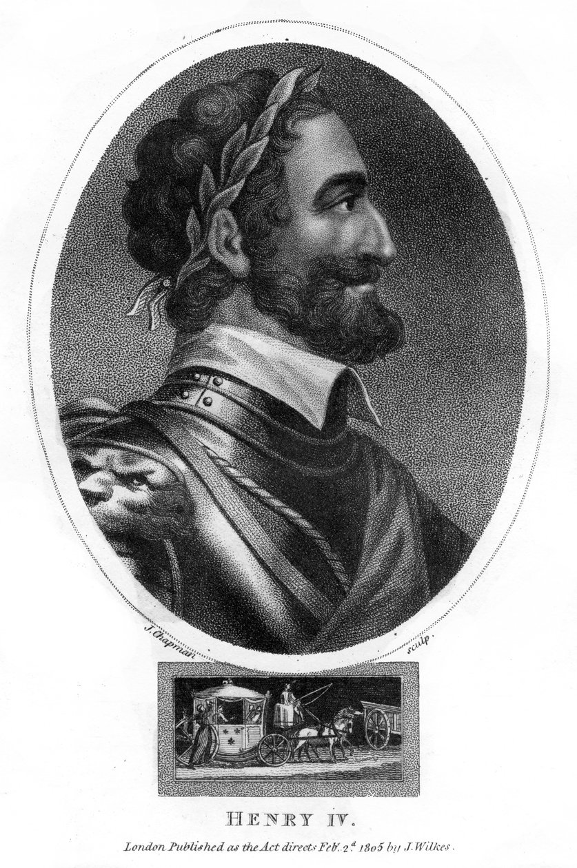 Henrik IV, kung av Frankrike, 1805. av J. Chapman