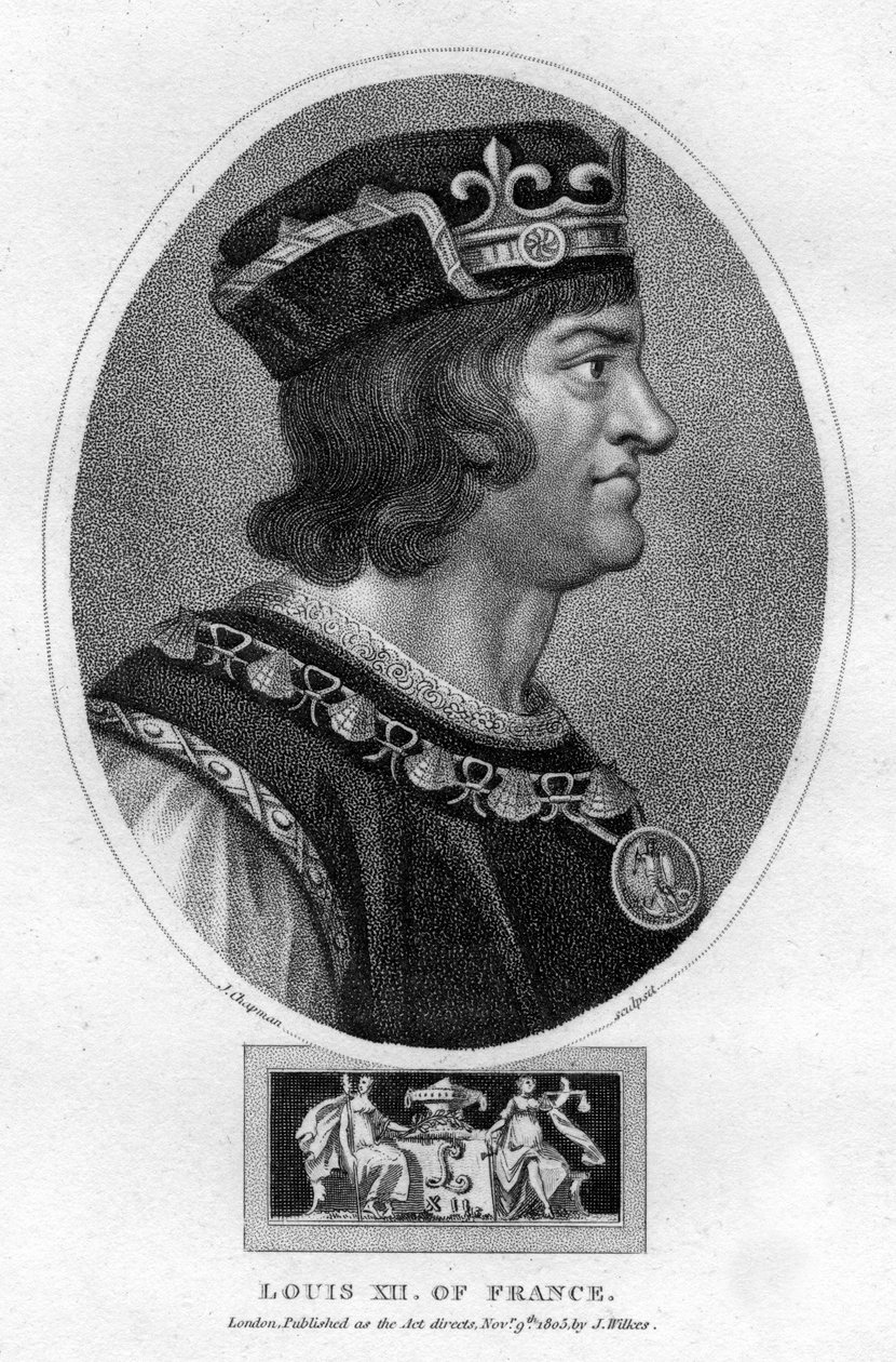 Ludvig XII, Frankrikes kung, 1805. av J. Chapman