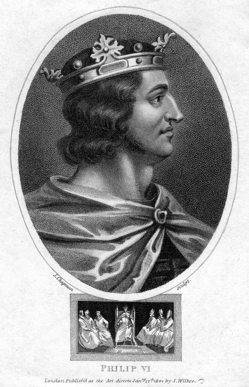 Filip VI av Frankrike, 1801. av J. Chapman
