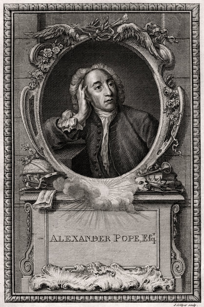 Alexander Pope, 1774 av J. Collyer