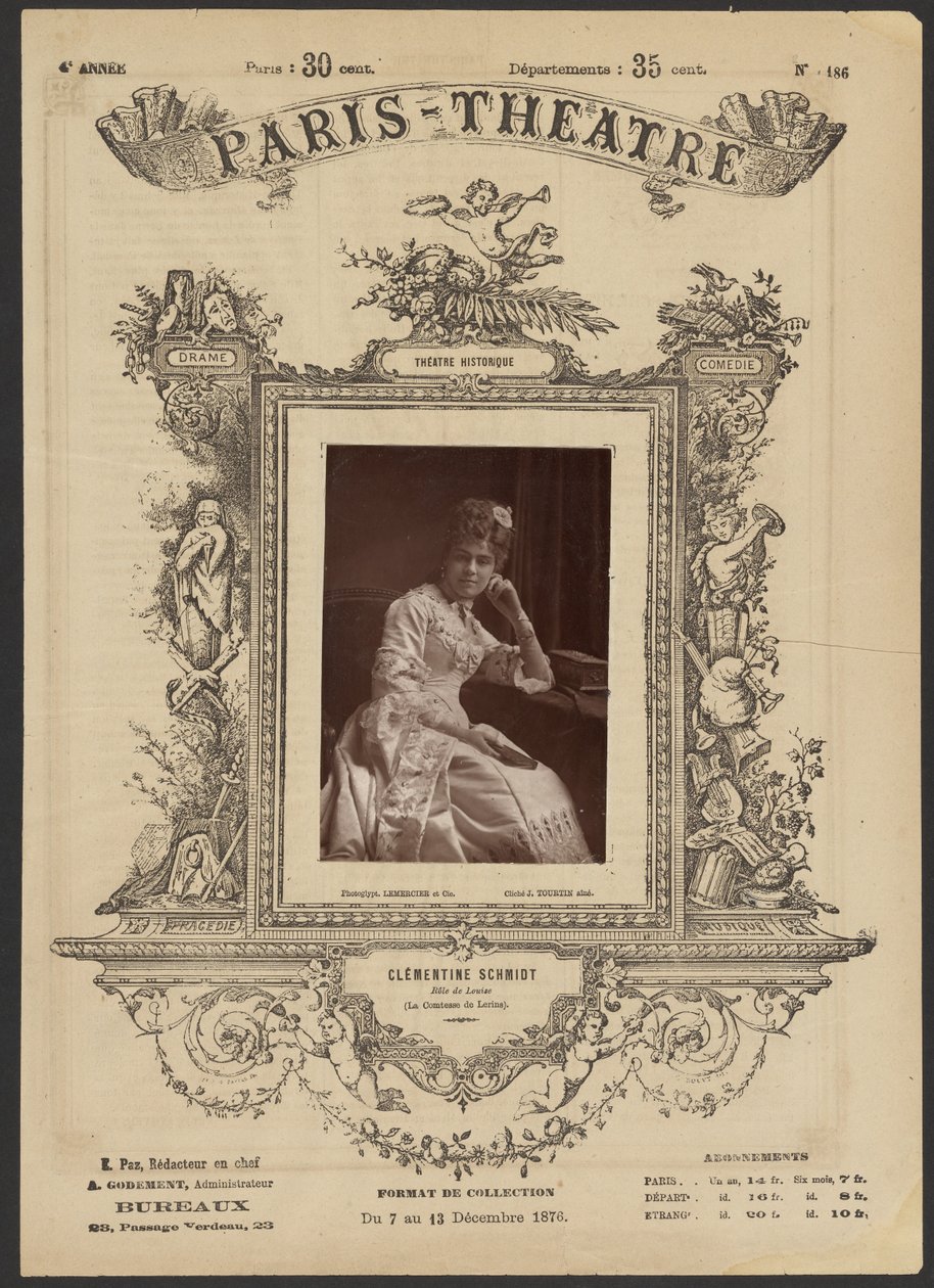 Teater Paris: Clementine Schmidt av J. Émile Tourtin