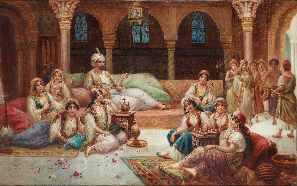 i ett harem av J. G. Delincourt
