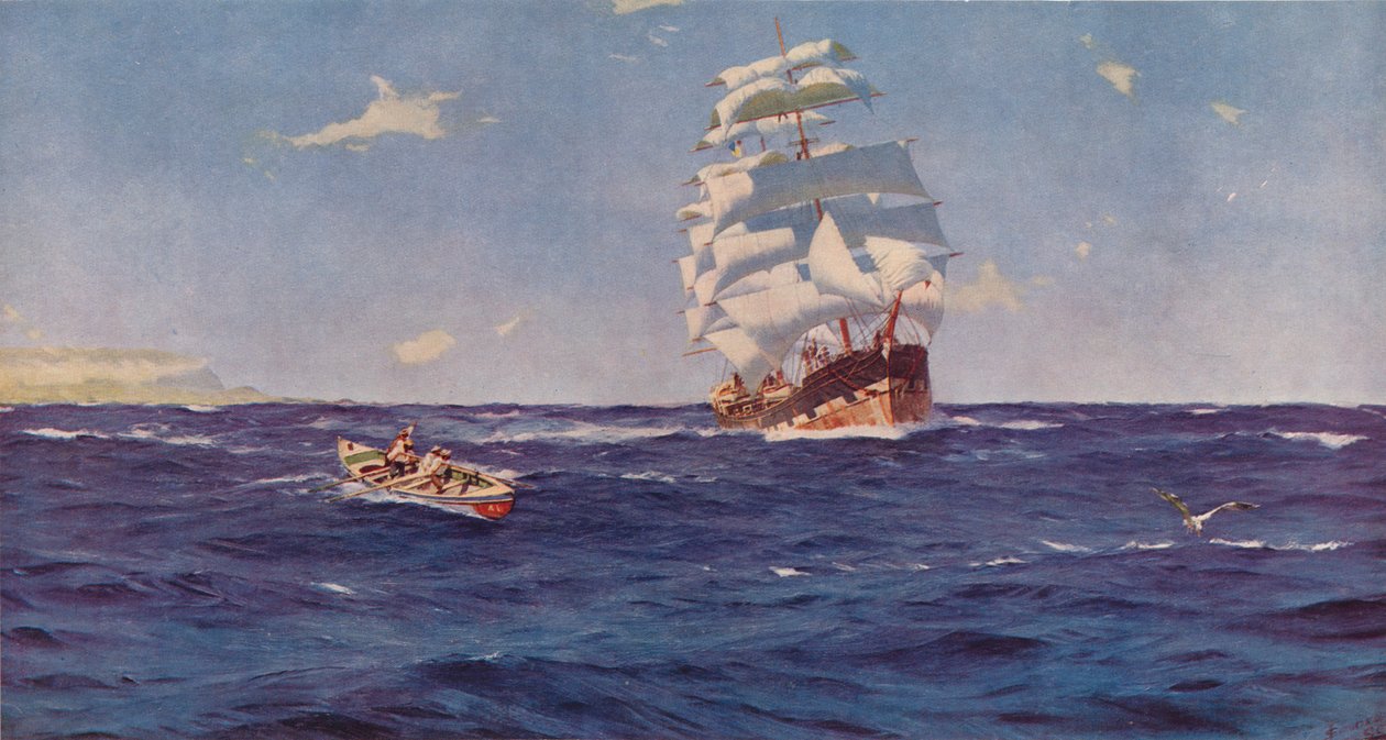 Utanför Valparaiso, 1899, 1938 av J Greig Pirie