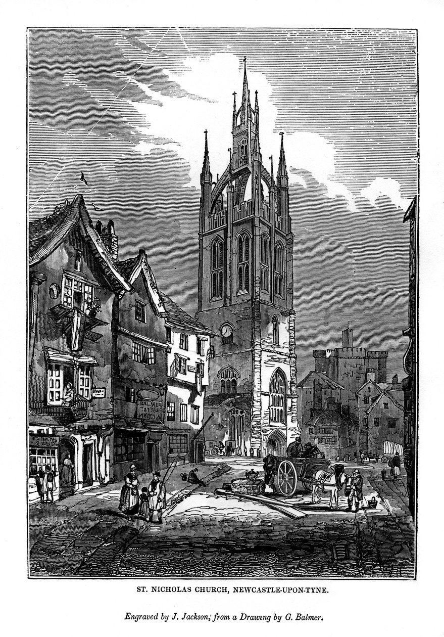 St Nicholas Church, Newcastle-Upon-Tyne, 1843 av J. Jackson