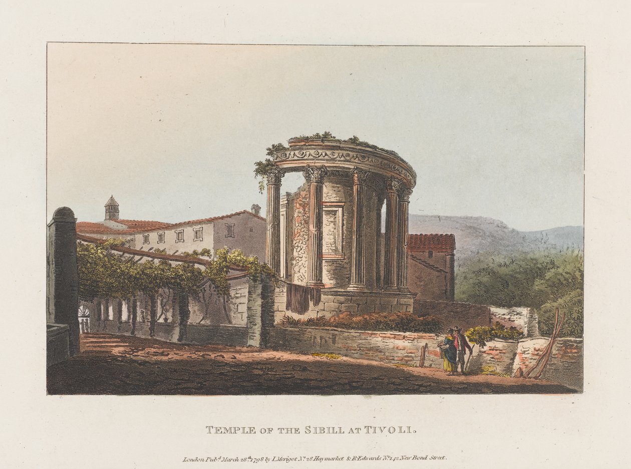 Sibylltemplet i Tivoli av J. Merigot