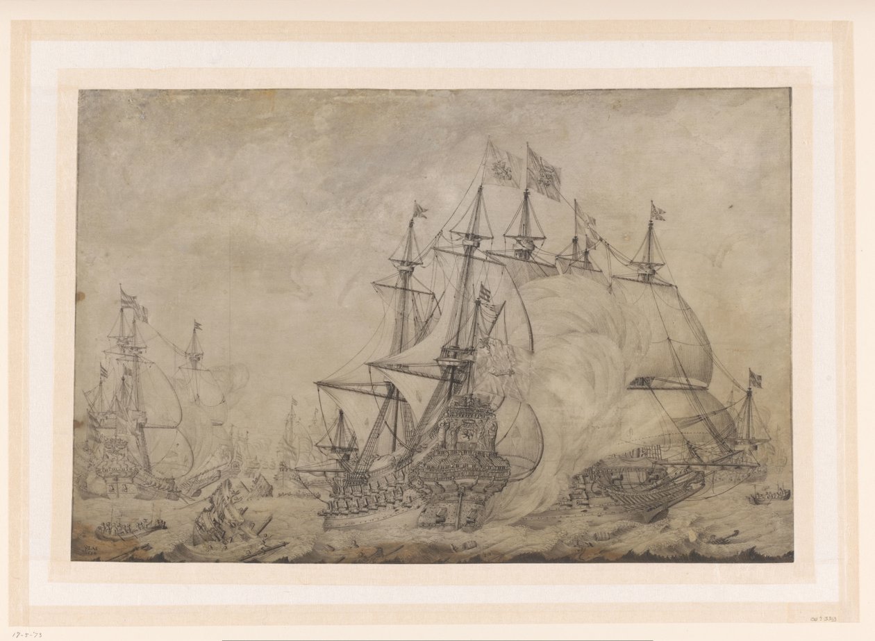Slaget vid Terheide, 1653 av J. Plas