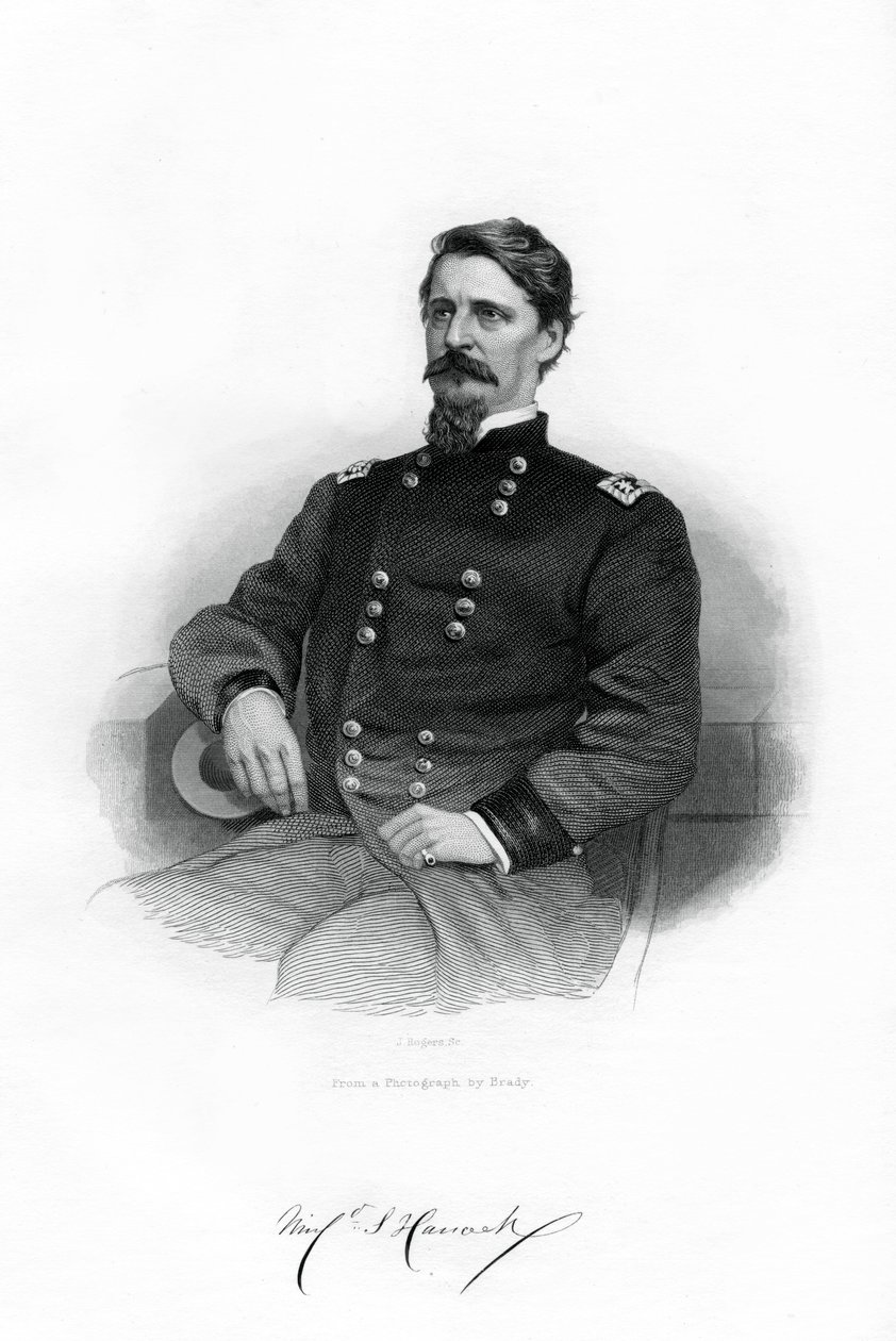 Winfield Scott Hancock, unionsgeneral, 1862-1867. av J. Rogers