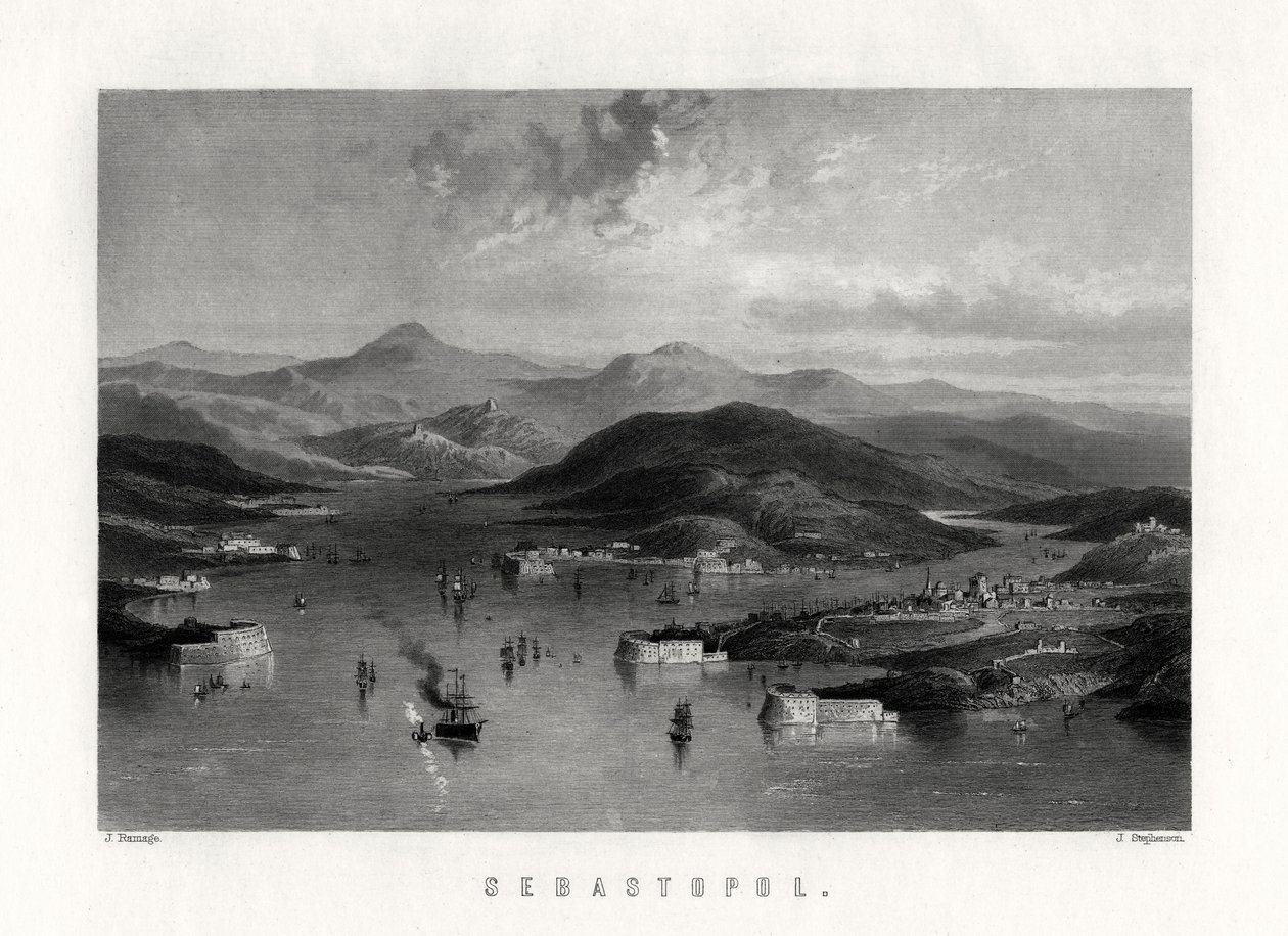 Sebastopol, Ukraina, 1800-talet av J. Stephenson