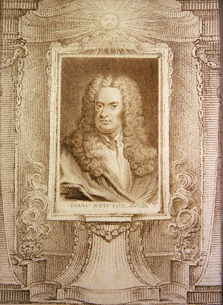 Sir Isaac Newton (gravyr) av J. T. Wedgewood