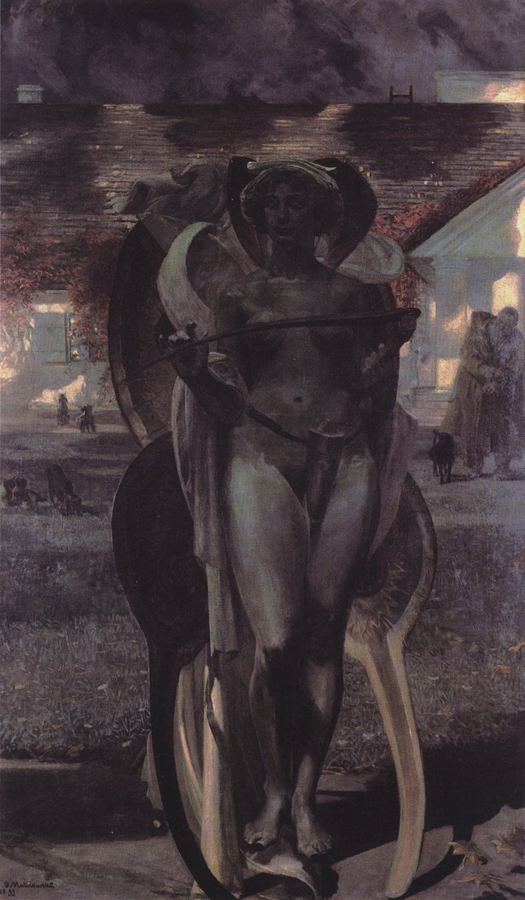 Thanatos II. av Jacek Malczewski