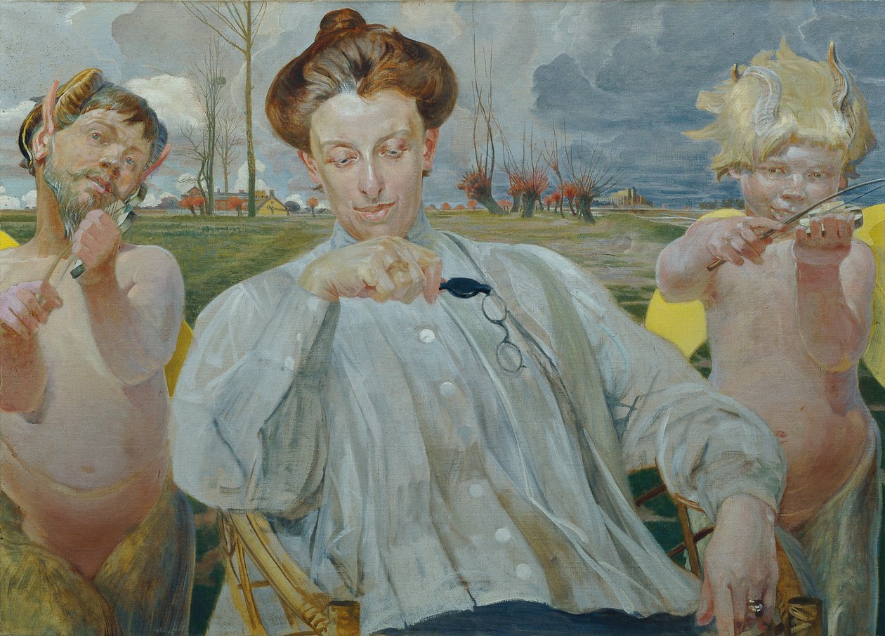 Konstnärens fru av Jacek Hyacinth Malczewski