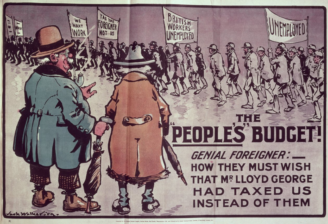 "Folkets budget", 1909 av Jack Walker