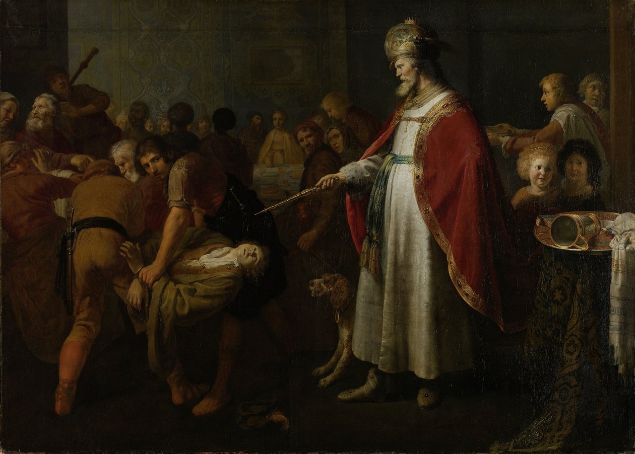 Liknelsen om den ovärdiga bröllopsgästen, 1630-51 av Jacob Adriaensz Backer