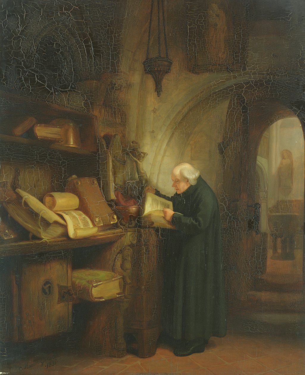 The Vestry, 1835 (olja) av Jacob Gensler