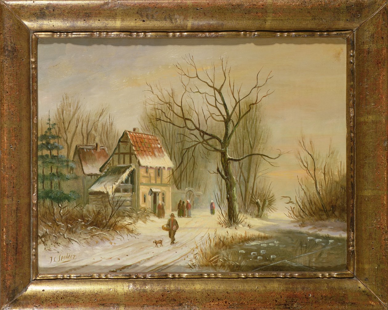 Vinter scen av Jan Jacob Spohler