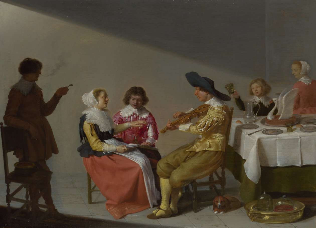 A Musical Party av Jacob Jansz van Velsen  