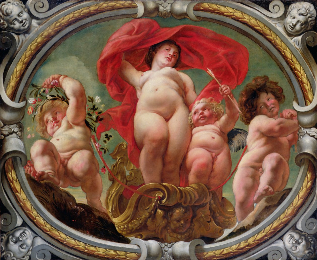 Tvillingerne, fra stjernetegnene (se også 196700 til 196711) swed av Jacob Jordaens