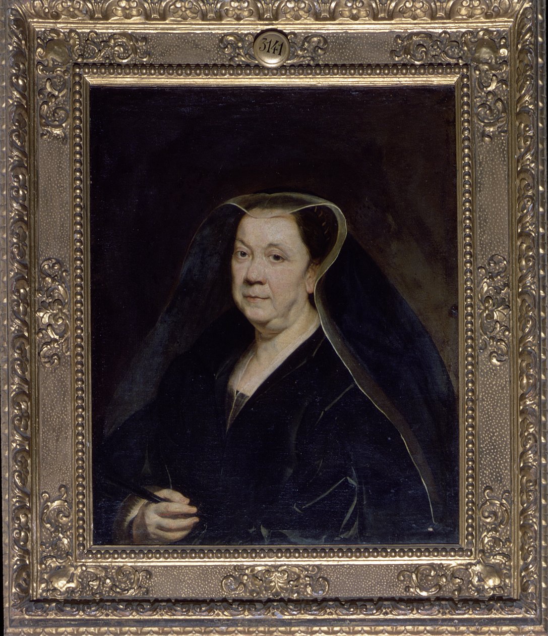 Porträtt av en dam, ca 1660 av Jacob Jordaens