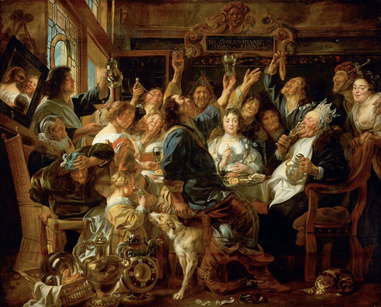 Bönkungens högtid av Jacob Jordaens
