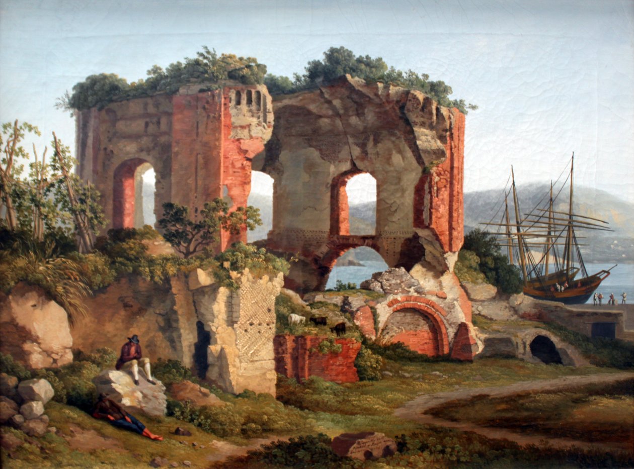 Venustemplet i Baja I av Jacob Philipp Hackert