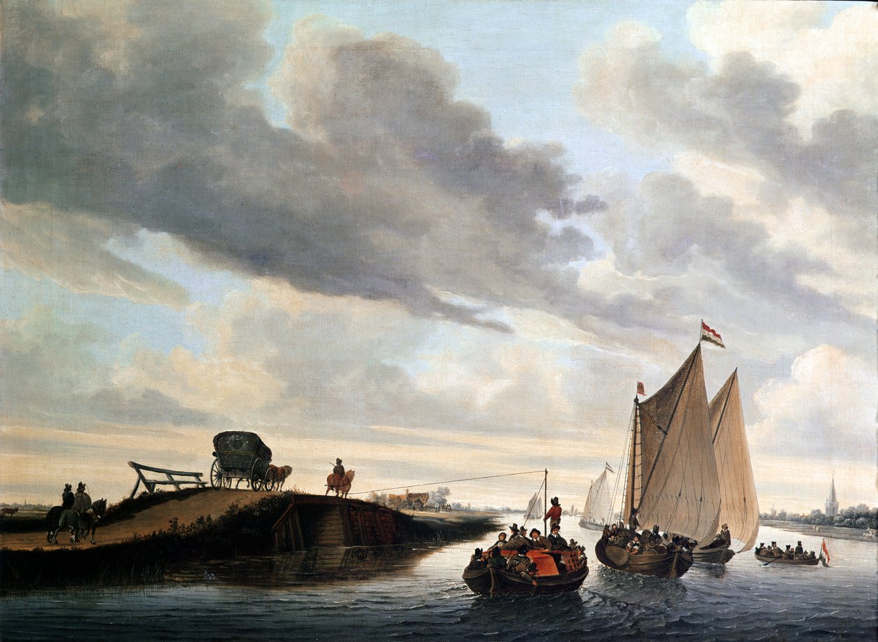 Vattentränaren av Jacob van Ruisdael