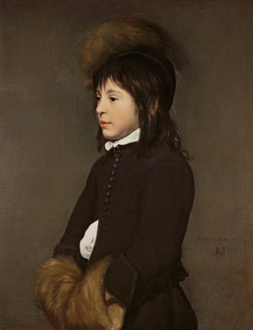 Porträtt av en pojke 11 år, 1650 av Jacob van Oost