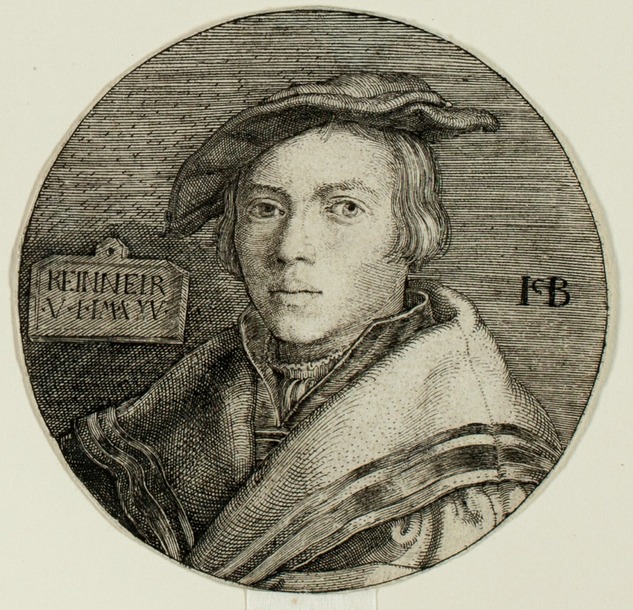 Porträtt av Reinneir av Jacob Binck