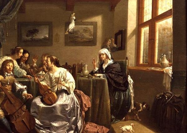 Elegant företag som gör musik av Jacob Duck