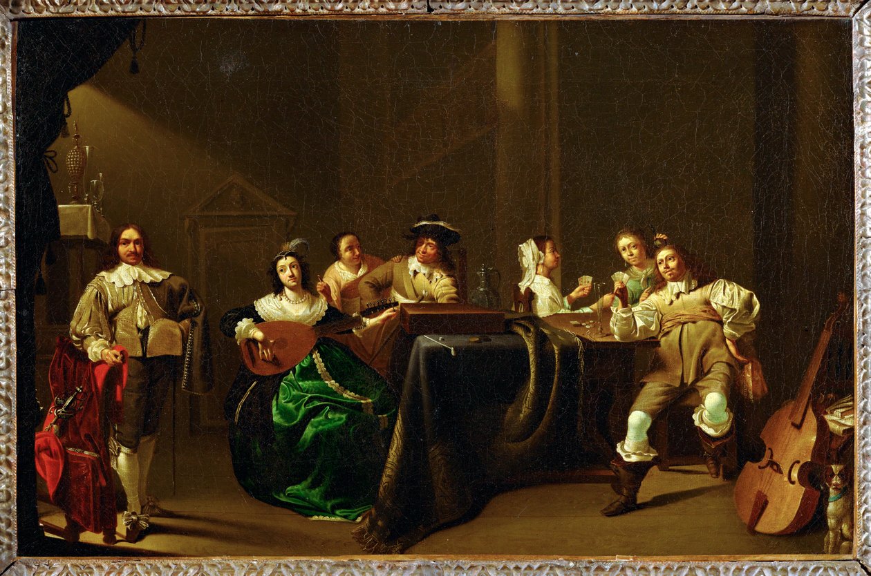 Une joyeuse compagnie - ett glatt sällskap ... av Jacob Duck