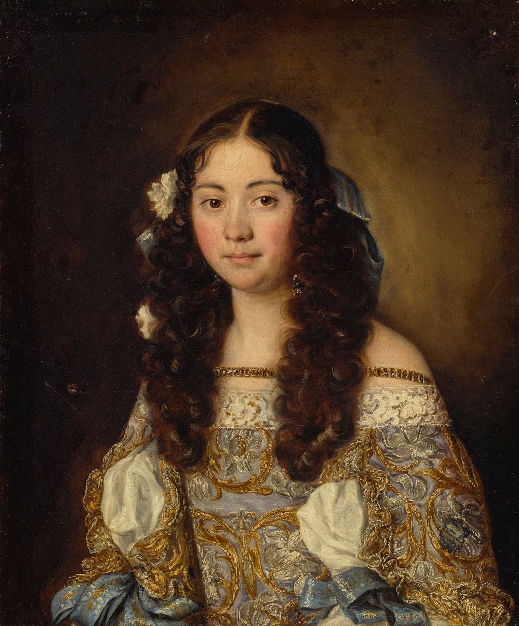 Porträtt av Laura Chigi av Jacob Ferdinand Voet
