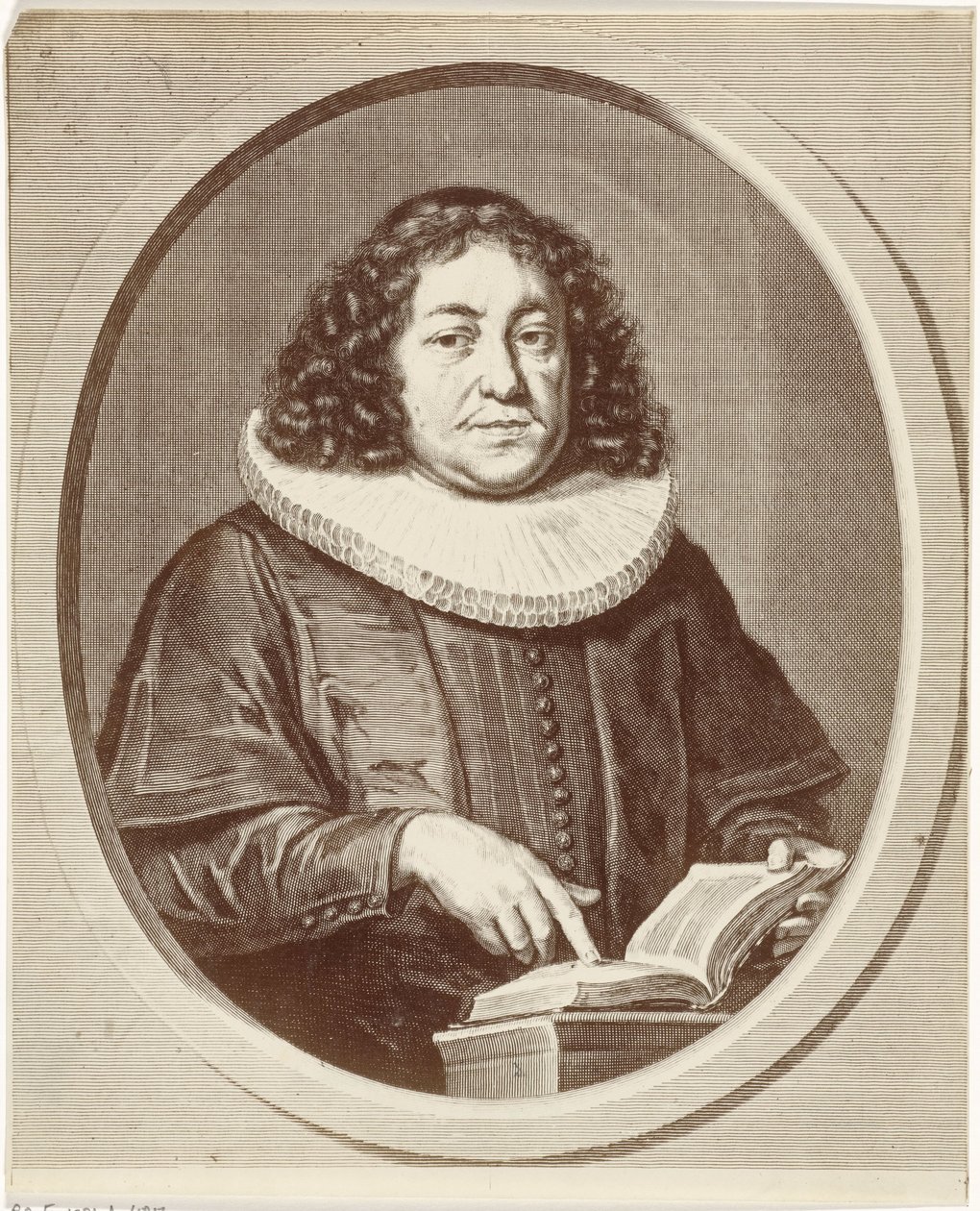 Porträtt av Johann Winckler av Jacob Gole
