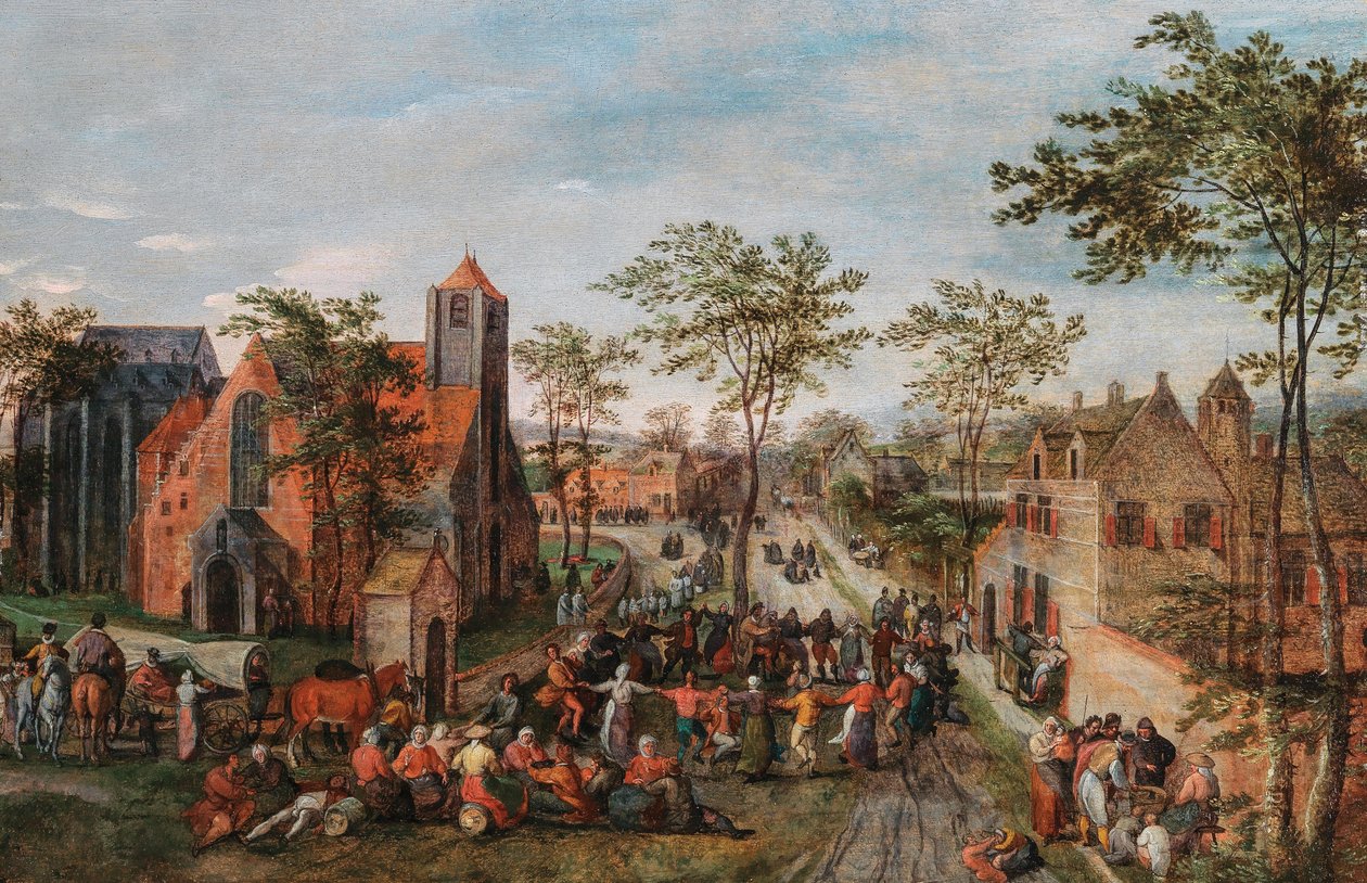 Bymässa, 1580-talet. av Jacob Grimmer