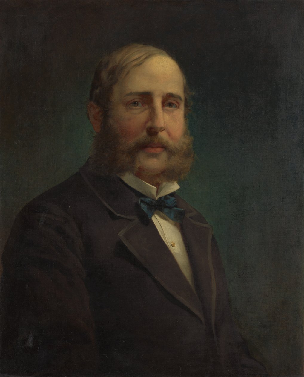 Självporträtt, 1870-80. av Jacob Hart Lazarus