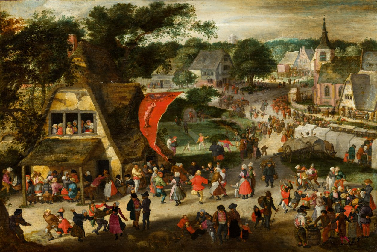 Mässa på St Sebastians dag, c.1598 av Jacob I Savery