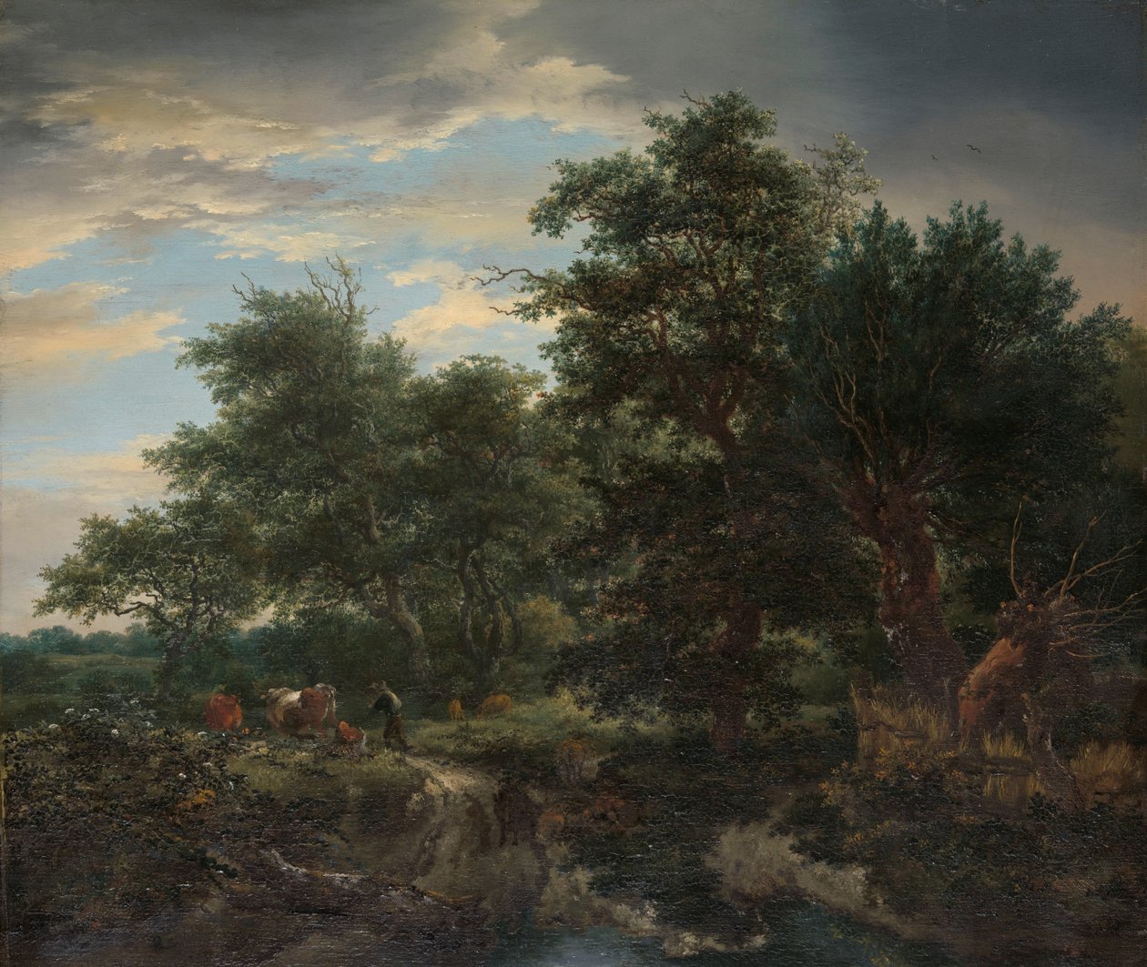 Skogsscen av Jacob van Ruisdael